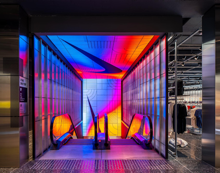 Experience the cutting-edge Nike store design by Studio Königshausen